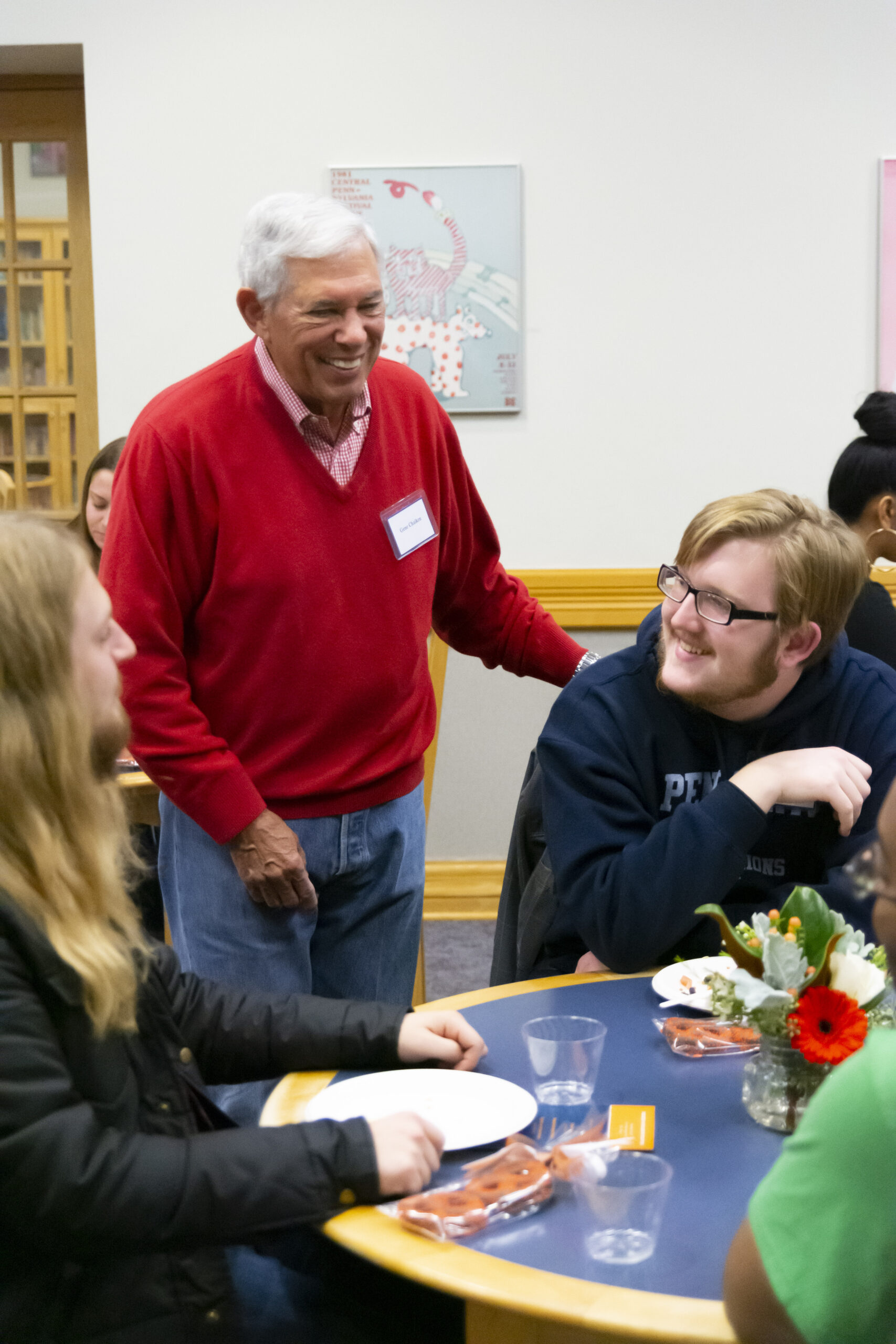 Gene Chaiken with the Chaiken Scholars