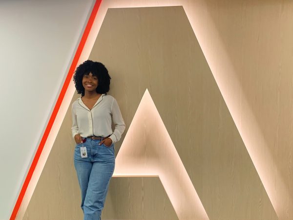 ureaya Inusah, an Economics and Art History major, interned with Adobe as part of the Chapel Executive Internship Program in the summer of 2022.