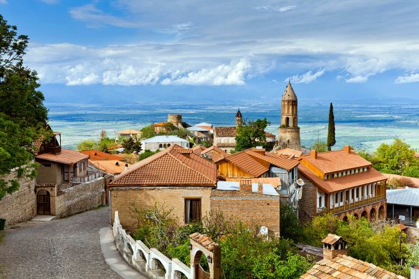 Sighnaghi city in Kakheti, Georgia