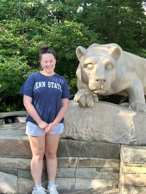 Lizzy MacBride at the Lion Shrine