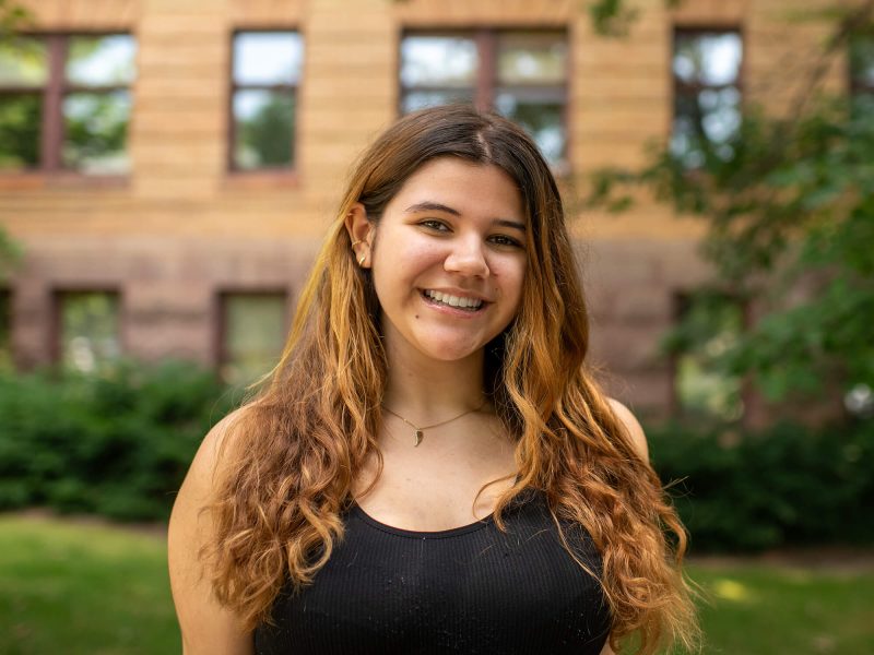 Monica Pineiro represented the College of the Liberal Arts as its college marshal at summer 2024 commencement.