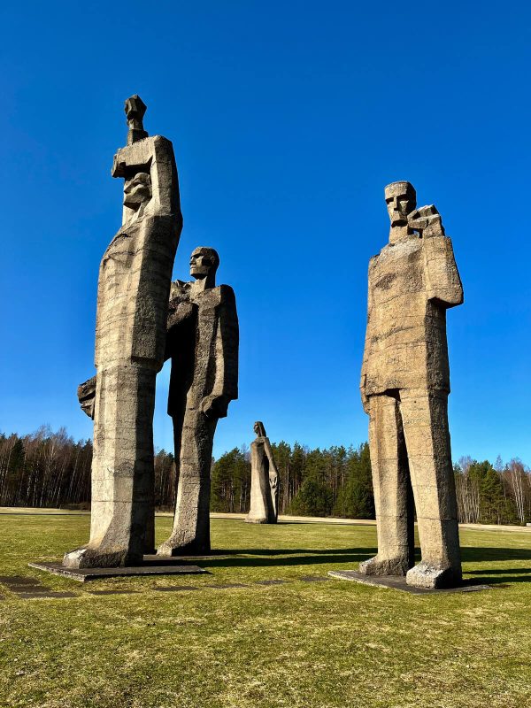 The Salaspils Memorial, located outside of Riga, Latvia.